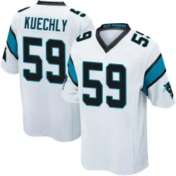 Men's Luke Kuechly Carolina Panthers No.59 Game Jersey - White