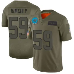Men's Luke Kuechly Carolina Panthers No.59 Limited 2019 Salute to Service Jersey - Camo