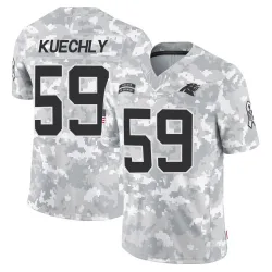 Men's Luke Kuechly Carolina Panthers No.59 Limited 2024 Salute to Service Jersey - Arctic Camo