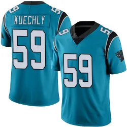 Men's Luke Kuechly Carolina Panthers No.59 Limited Alternate Vapor Untouchable Jersey - Blue