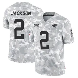 Men's Michael Jackson Carolina Panthers No.2 Limited 2024 Salute to Service Jersey - Arctic Camo