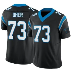 Men's Michael Oher Carolina Panthers No.73 Limited Vapor F.U.S.E. Jersey - Black