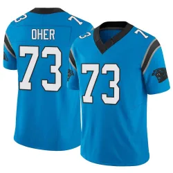 Men's Michael Oher Carolina Panthers No.73 Limited Vapor F.U.S.E. Jersey - Blue