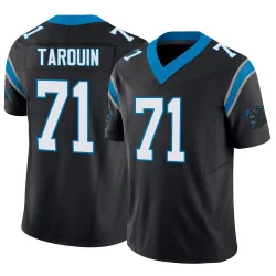 Men's Michael Tarquin Carolina Panthers No.71 Limited Vapor F.U.S.E. Jersey - Black