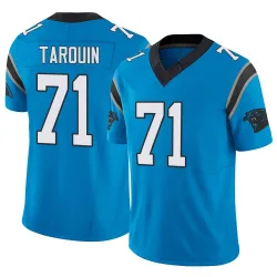Men's Michael Tarquin Carolina Panthers No.71 Limited Vapor F.U.S.E. Jersey - Blue