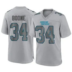 Men's Mike Boone Carolina Panthers No.34 Game Atmosphere Fashion Jersey - Gray