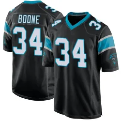 Men's Mike Boone Carolina Panthers No.34 Game Team Color Jersey - Black