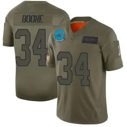 Men's Mike Boone Carolina Panthers No.34 Limited 2019 Salute to Service Jersey - Camo