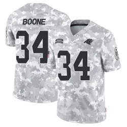 Men's Mike Boone Carolina Panthers No.34 Limited 2024 Salute to Service Jersey - Arctic Camo
