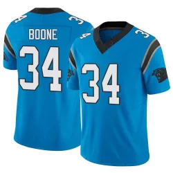 Men's Mike Boone Carolina Panthers No.34 Limited Vapor F.U.S.E. Jersey - Blue