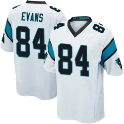 Men's Mitchell Evans Carolina Panthers No.84 Game Jersey - White