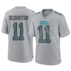 Men's Nic Scourton Carolina Panthers No.11 Game Atmosphere Fashion Jersey - Gray