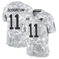 Men's Nic Scourton Carolina Panthers No.11 Limited 2024 Salute to Service Jersey - Arctic Camo