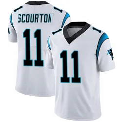 Men's Nic Scourton Carolina Panthers No.11 Limited Vapor Untouchable Jersey - White
