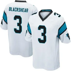Men's Raheem Blackshear Carolina Panthers No.3 Game Jersey - White