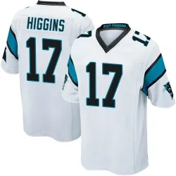 Men's Rashard Higgins Carolina Panthers No.17 Game Jersey - White