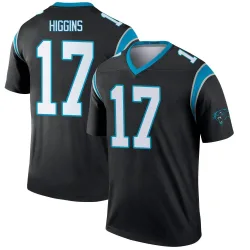 Men's Rashard Higgins Carolina Panthers No.17 Legend Jersey - Black