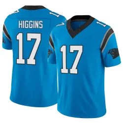 Men's Rashard Higgins Carolina Panthers No.17 Limited Vapor F.U.S.E. Jersey - Blue