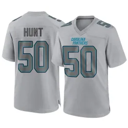 Men's Robert Hunt Carolina Panthers No.50 Game Atmosphere Fashion Jersey - Gray