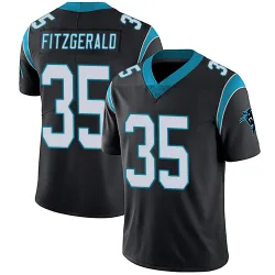 Men's Ryan Fitzgerald Carolina Panthers No.35 Limited Team Color Vapor Untouchable Jersey - Black