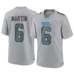 Men's Sam Martin Carolina Panthers No.6 Game Atmosphere Fashion Jersey - Gray