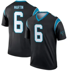 Men's Sam Martin Carolina Panthers No.6 Legend Jersey - Black