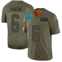 Men's Sam Martin Carolina Panthers No.6 Limited 2019 Salute to Service Jersey - Camo