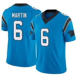 Men's Sam Martin Carolina Panthers No.6 Limited Vapor F.U.S.E. Jersey - Blue