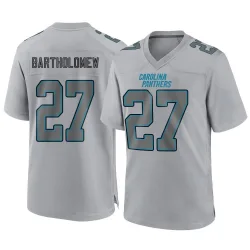 Men's Shemar Bartholomew Carolina Panthers No.27 Game Atmosphere Fashion Jersey - Gray
