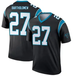 Men's Shemar Bartholomew Carolina Panthers No.27 Legend Jersey - Black