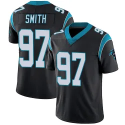 Men's T.J. Smith Carolina Panthers No.97 Limited Team Color Vapor Untouchable Jersey - Black