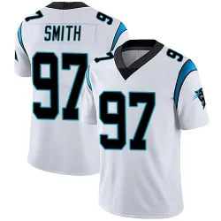 Men's T.J. Smith Carolina Panthers No.97 Limited Vapor Untouchable Jersey - White