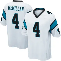 Men's Tetairoa McMillan Carolina Panthers No.4 Game Jersey - White
