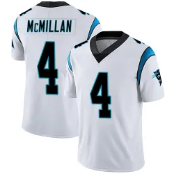 Men's Tetairoa McMillan Carolina Panthers No.4 Limited Vapor Untouchable Jersey - White