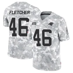 Men's Thomas Fletcher Carolina Panthers No.46 Limited 2024 Salute to Service Jersey - Arctic Camo