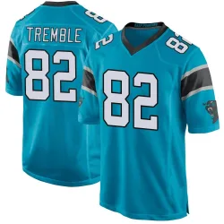 Men's Tommy Tremble Carolina Panthers No.82 Game Alternate Jersey - Blue