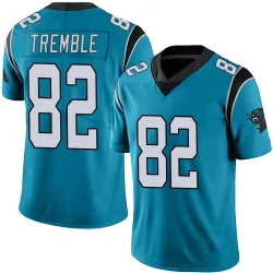 Men's Tommy Tremble Carolina Panthers No.82 Limited Alternate Vapor Untouchable Jersey - Blue
