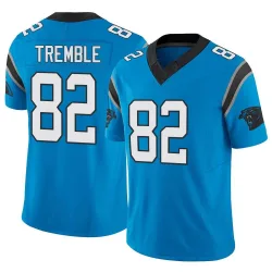 Men's Tommy Tremble Carolina Panthers No.82 Limited Vapor F.U.S.E. Jersey - Blue