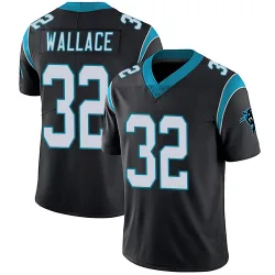 Men's Trevin Wallace Carolina Panthers No.32 Limited Team Color Vapor Untouchable Jersey - Black