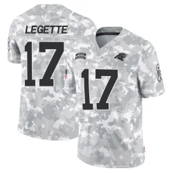 Men's Xavier Legette Carolina Panthers No.17 Limited 2024 Salute to Service Jersey - Arctic Camo