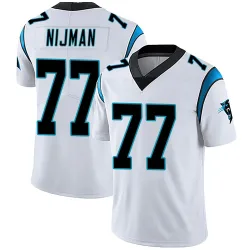 Men's Yosh Nijman Carolina Panthers No.77 Limited Vapor Untouchable Jersey - White