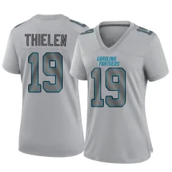 Women's Adam Thielen Carolina Panthers No.19 Game Atmosphere Fashion Jersey - Gray