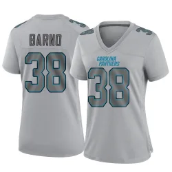 Women's Amare Barno Carolina Panthers No.38 Game Atmosphere Fashion Jersey - Gray