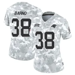 Women's Amare Barno Carolina Panthers No.38 Limited 2024 Salute to Service Jersey - Arctic Camo