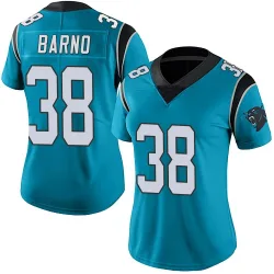 Women's Amare Barno Carolina Panthers No.38 Limited Alternate Vapor Untouchable Jersey - Blue