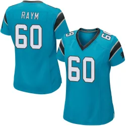Women's Andrew Raym Carolina Panthers No.60 Game Alternate Jersey - Blue