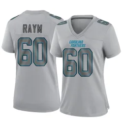 Women's Andrew Raym Carolina Panthers No.60 Game Atmosphere Fashion Jersey - Gray