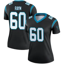 Women's Andrew Raym Carolina Panthers No.60 Legend Jersey - Black