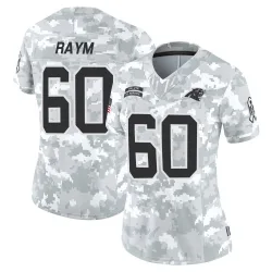 Women's Andrew Raym Carolina Panthers No.60 Limited 2024 Salute to Service Jersey - Arctic Camo