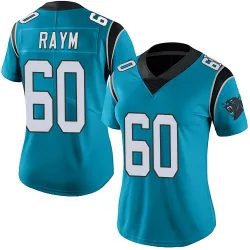 Women's Andrew Raym Carolina Panthers No.60 Limited Alternate Vapor Untouchable Jersey - Blue